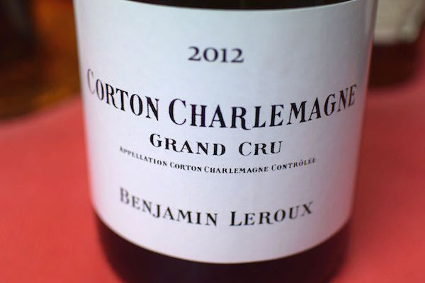 Corton Charlemagne Grand Cru 2012