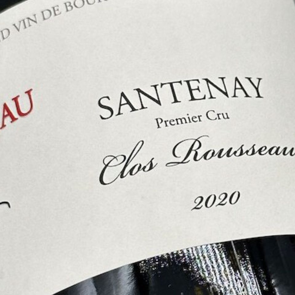 ドメーヌ・ド・ラ・ビュイシエール（ダヴィッド・モロー） / サントネ・プルミエ・クリュ・クロ・ルソー [2020]