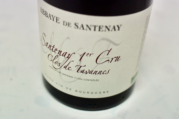 Santenay Rouge 1er Cru Clos de Tavannes 2015