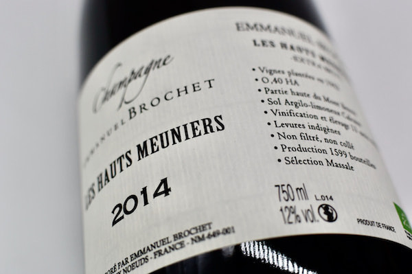 エマニュエル・ブロシェ / エクストラ・ブリュット　レ・オー・メニエ&nbsp;