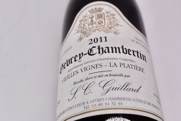 ミシェル・ギイヤール/ジェブレ・シャンベルタン・ヴィエイユ・ヴィーニュ・ラ・プラティエール&nbsp;