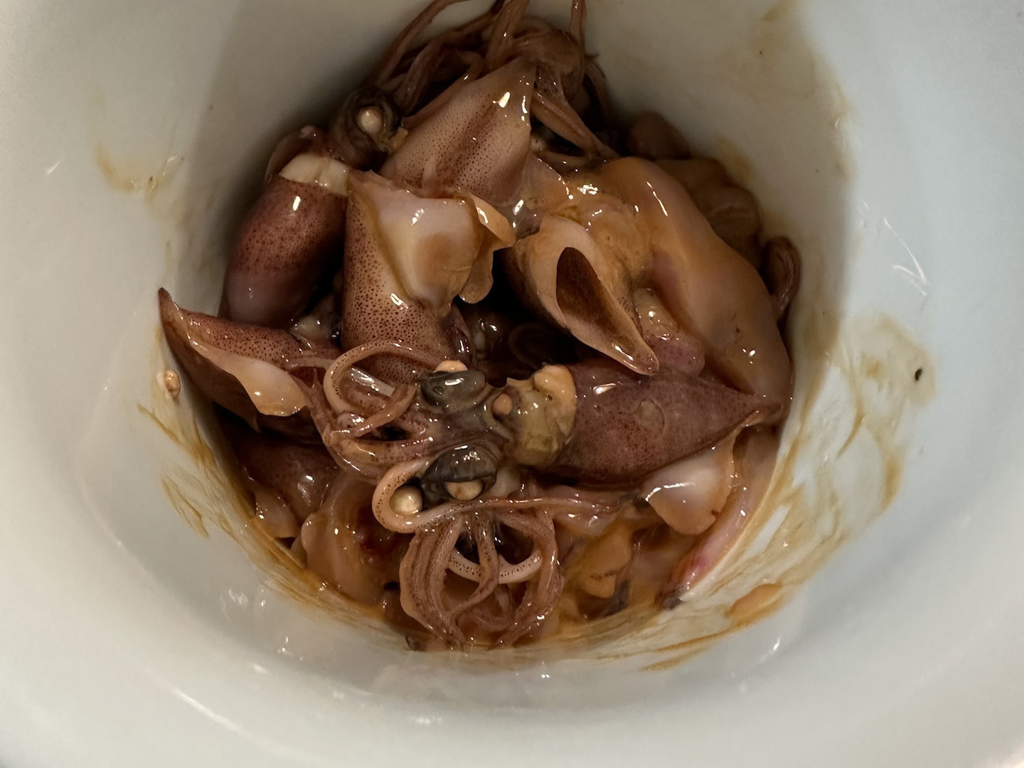 ホタルイカの塩辛あえ