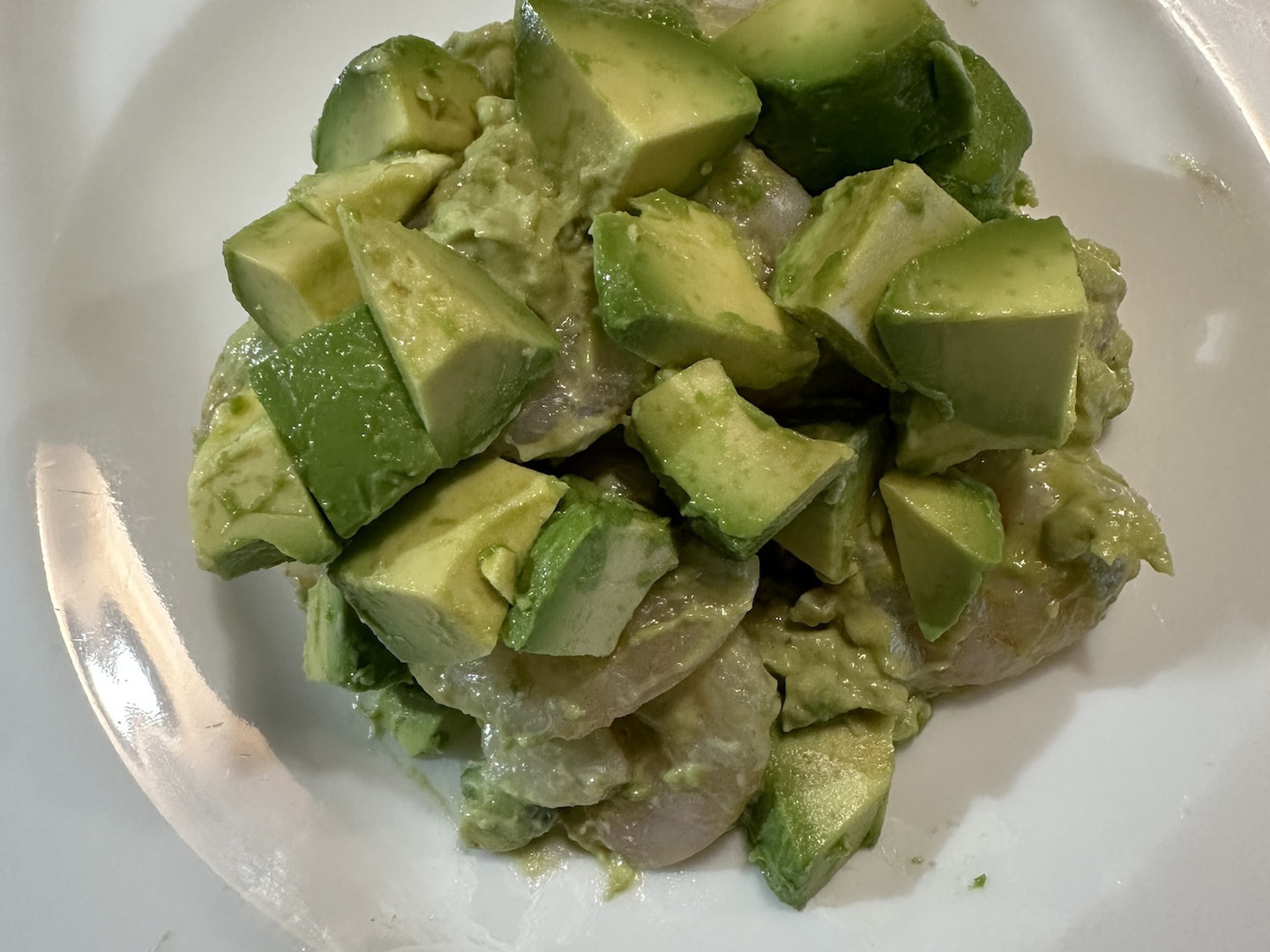 エビとアボガドのサラダ