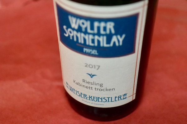 ヴァイザー・キュンストラー / ヴォルファー・ゾンネンライ・リースリング カビネット・トロッケン