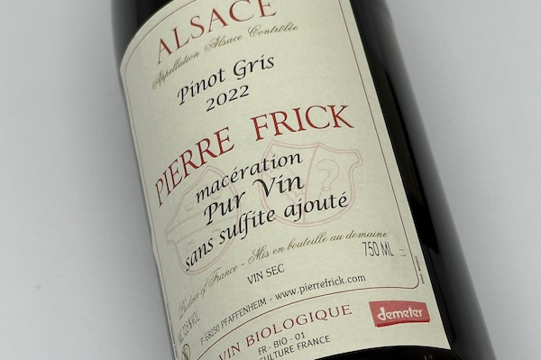 ピエール・フリック/ピノ・グリ・マセラシオン・サン・シュルフィト・アジュテ&nbsp;