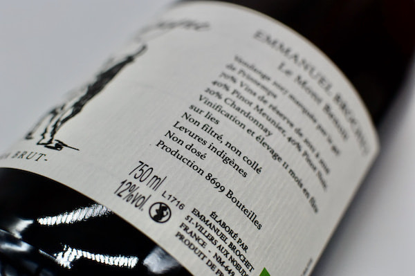 エマニュエル・ブロシェ / ル・モン・ブノワ・プルミエ・クリュ・ブリュット・ノン・ドゼ