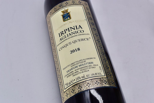 サルヴァトーレ・モレッティエーリ / イルピーニャ・アーリアニコ ・チンクエ・クレルチェ