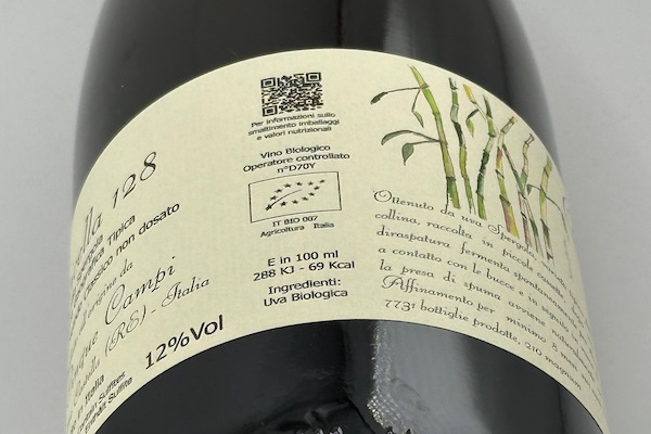 チンクエ カンピ /スペルゴラ・デッレミリア　スプマンテメトード・クラッシコ・ノン・ドザート　パルティチェッラ 128