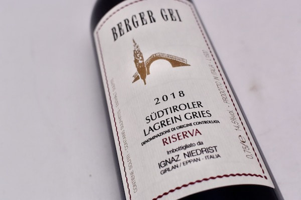 イニャツ・ニードリスト /ズュートチロル　ラグライン・　“ベルガー・ゲイ” 　レゼルヴァ