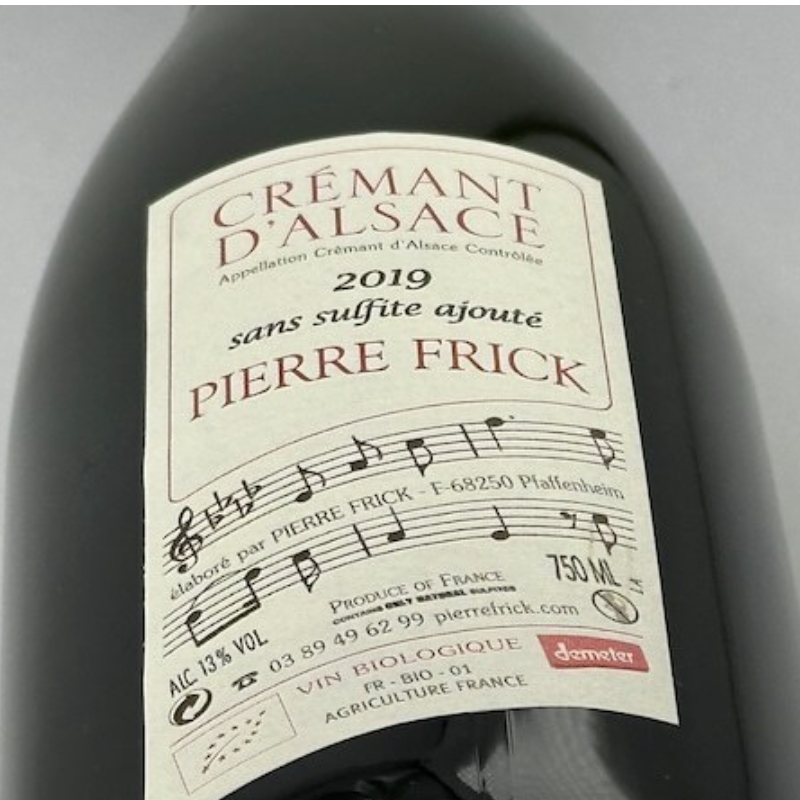 ピエール・フリック / クレマン・ダルザス　サン・シュルフィト・アジュテ [2019] ホーム 産地でワインを選ぶ フランスワイン地域別 アルザス ピエール・フリック