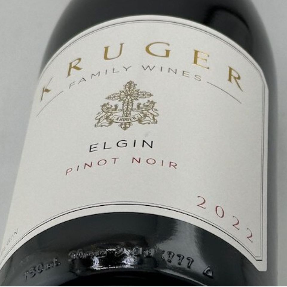クルーガー・ファミリー・ワインズ / エルギン?ピノ?ノワール [2022]