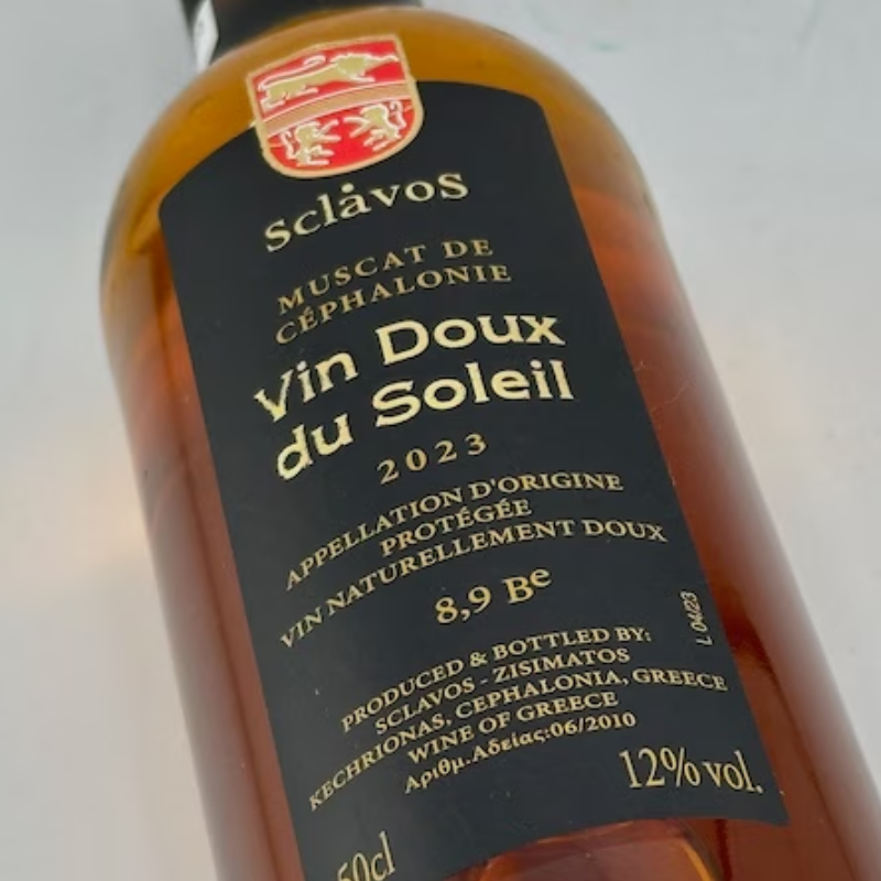 ドメーヌ・スクラヴォス / ミュスカ・ド・ケファロニ　ヴァン・ドゥー・デュ・ソレイユ [2023] 500ml