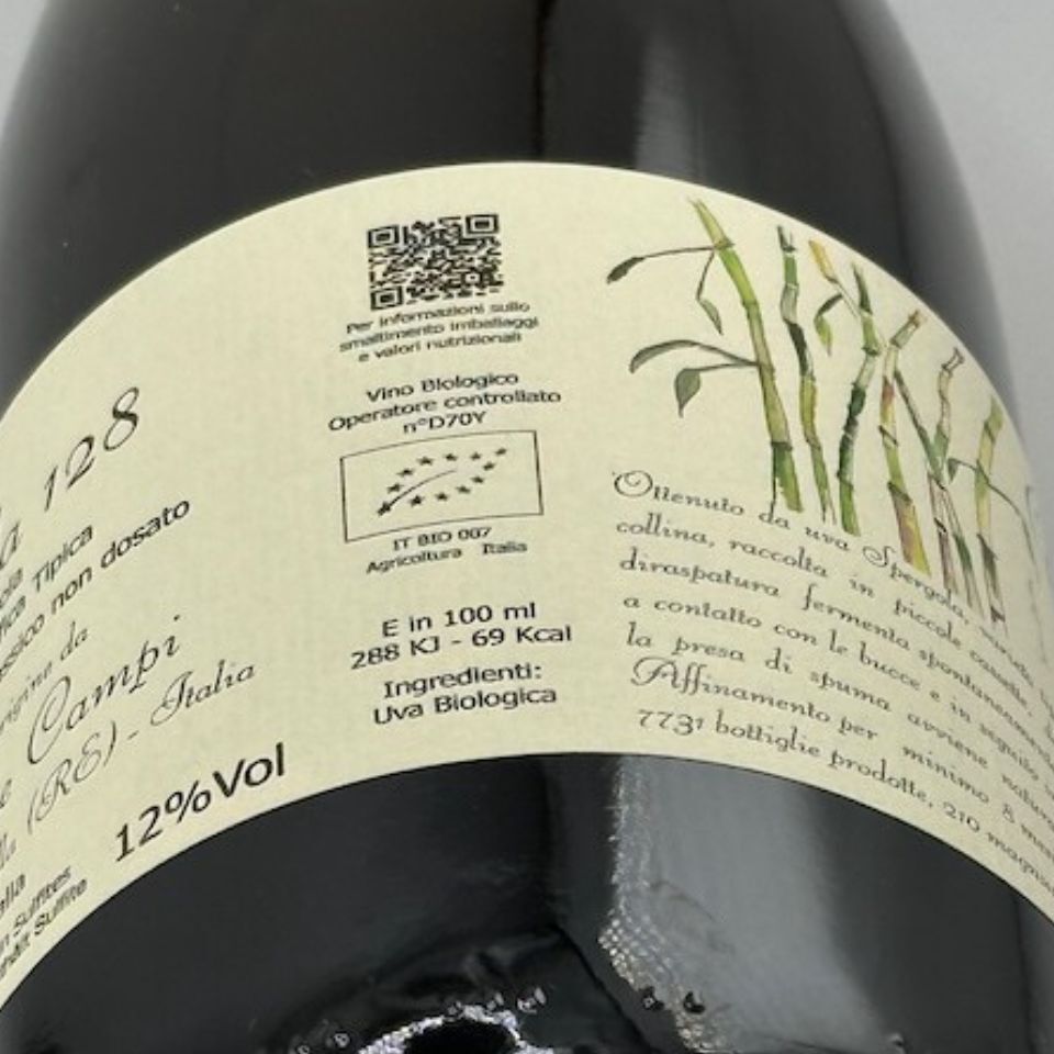 チンクエ・カンピ / スプマンテ メトード・クラッシコ　ドザージュ・ゼロ パルティチェッラ　128 [2022]