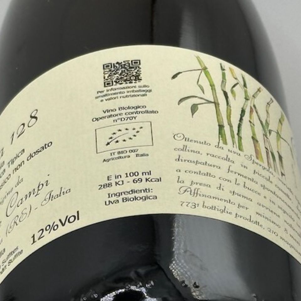 チンクエ・カンピ / スプマンテ メトード・クラッシコ　ドザージュ・ゼロ パルティチェッラ　128 [2022]