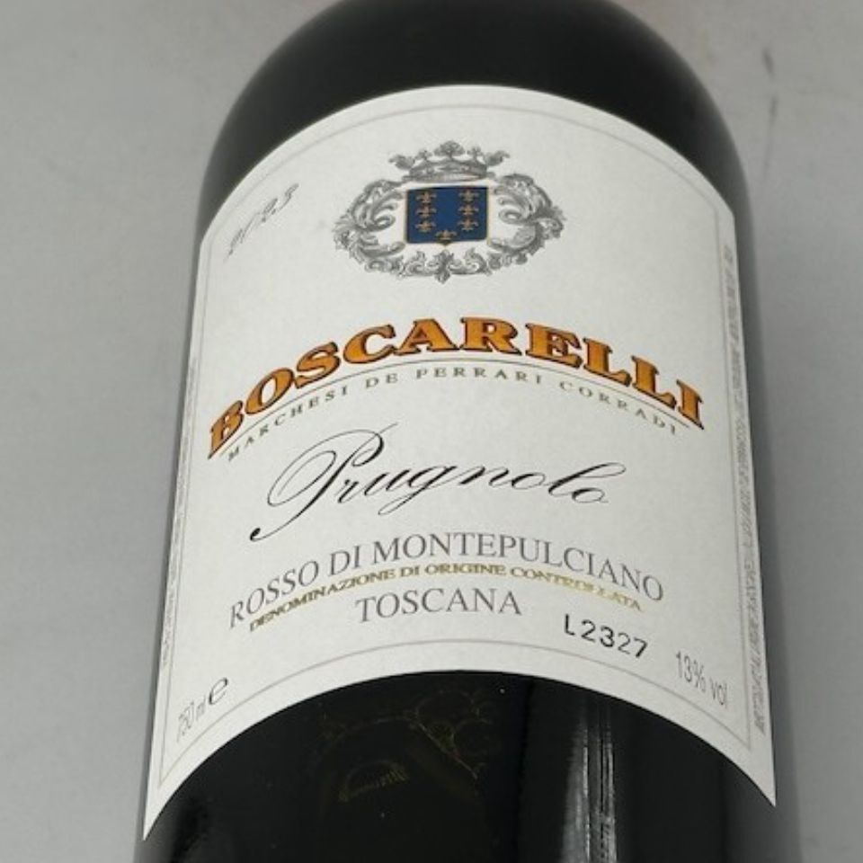 ボスカレッリ / ロッソ・ディ・モンテプルチアーノ・プルニョーロ　[2023]
